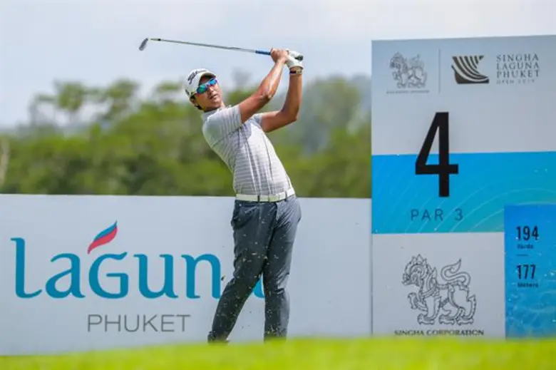 โปรเกาหลี แซงนำเดี่ยวกอล์ฟสิงห์ ลากูน่า ภูเก็ต โอเพ่นรอบสอง สดมภ์-ชินรัตน์ ดีสุดโปรไทยสกอร์ตามหลัง 2 สโตรก