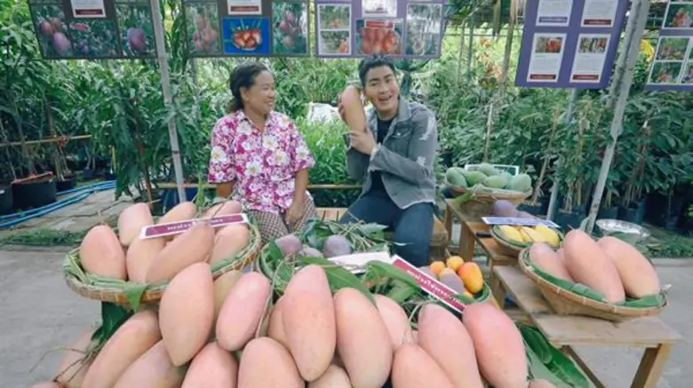 “แชมป์” พาทึ่ง “มะม่วงสีม่วง” ราคาเกือบแสน!!!