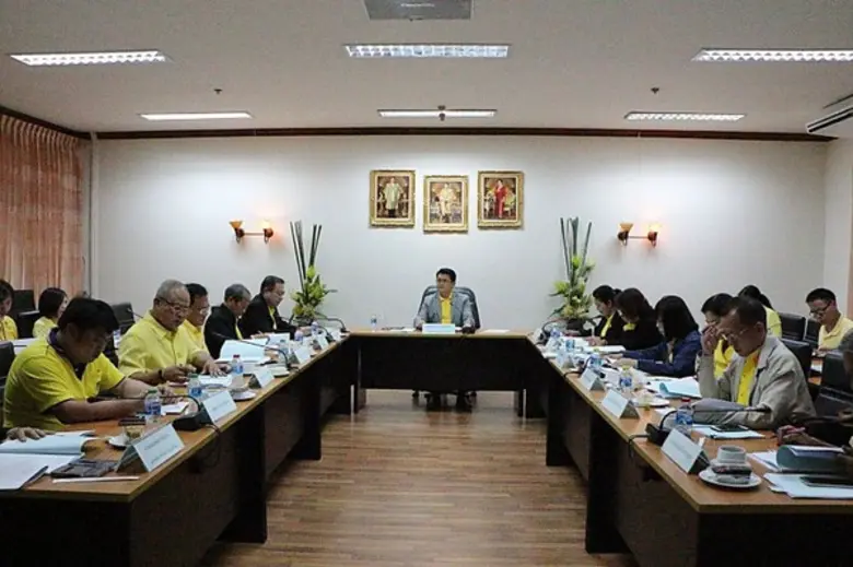 สถาบันพัฒนาฝีมือแรงงาน ๑๗ ระยอง จัดประชุม (กพร. ปจ.) ครั้งที่ ๑/๒๕๖๒