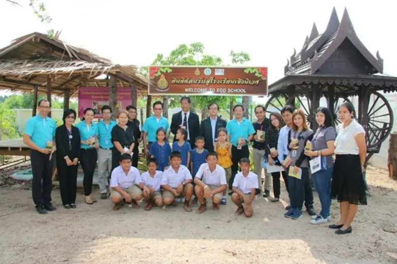 สมาคมเพื่อนชุมชน จุดประกายแนวคิดโรงเรียนเชิงนิเวศ ตามปรัชญาเศรษฐกิจพอเพียง ที่โรงเรียนวัดกรอกยายชา