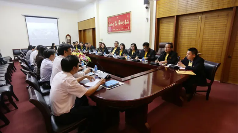 มนพ. ร่วมกับ ม.ครูเว้ ประเทศเวียดนามร่วมพัฒนาหลักสูตรการเรียนการสอนร่วมกัน