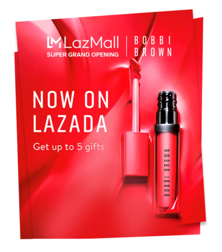 บ็อบบี้ บราวน์ ผนึก ลาซาด้า เปิดแฟลกชิพ สโตร์ออนไลน์ สุดยิ่งใหญ่ใน SEA พร้อม Live Streaming วันเปิดพร้อมกัน 3 ประเทศ