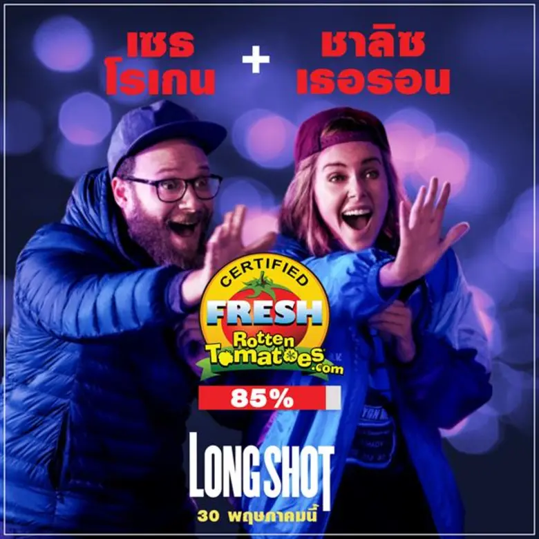 แหวกไทม์ไลน์ให้สุด! หนังรอม-คอมจะกลับมาครองใจอีกครั้ง “LONG SHOT” คะแนนพุ่งสูงแตะ 85% ปักหมุดรอเลย 30 พ.ค.นี้ เราไม่อยากให้คุณพลาด!