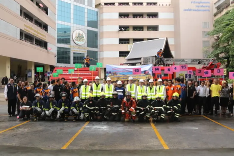 ก.แรงงาน ซ้อมอพยพหนีไฟ ประจำปี 62 ย้ำ สถานประกอบกิจการปฏิบัติตามกฎหมายความปลอดภัย	