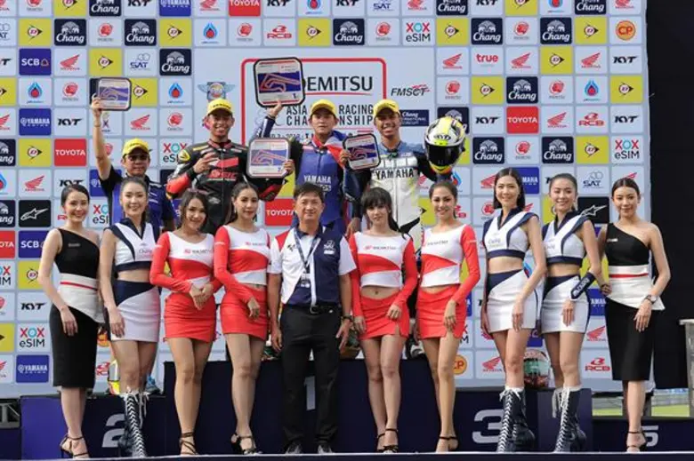 นักบิดไทยระเบิดฟอร์มเก่ง “พีรพงศ์-ธัชกร” เหมาแชมป์ เอเชีย โรด เรซซิ่ง โฮมเรซ