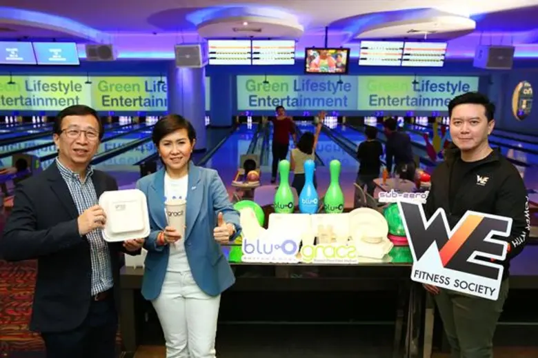 เมเจอร์ โบว์ล ผนึก วี ฟิตเนส จับมือ เกรซ นำร่องร่วมรักษ์โลก ชู “Green Lifestyle Entertainment” ลดการใช้โฟมและพลาสติก หันมาใช้บรรจุภัณฑ์ผลิตจากชานอ้อยที่เป็นมิตรต่อสิ่งแวดล้อม