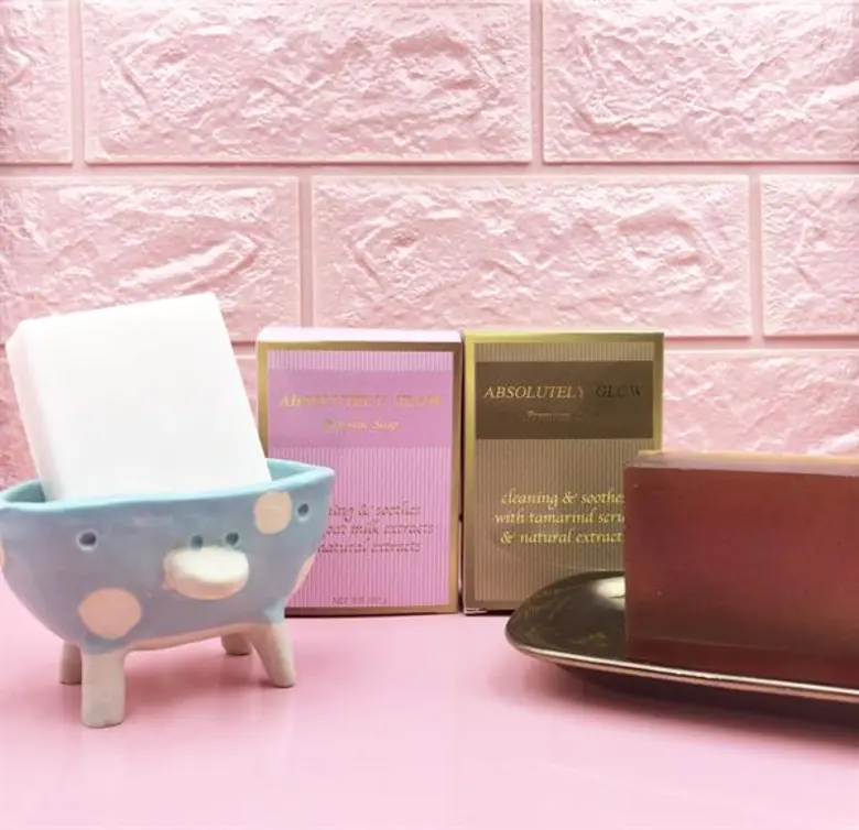 ผลิตภัณฑ์สบู่ 'แอบโซลูทลี โกลว์ พรีเมียม ...
