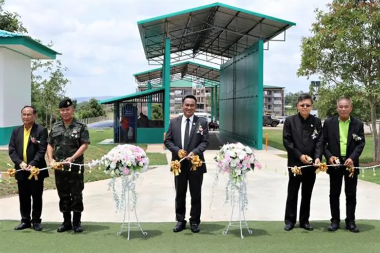 ซีพีเอฟ ส่งมอบศูนย์ทำความสะอาดและฆ่าเชื้อโรคยานพาหนะขนส่งสินค้าปศุสัตว์ จ.มุกดาหาร