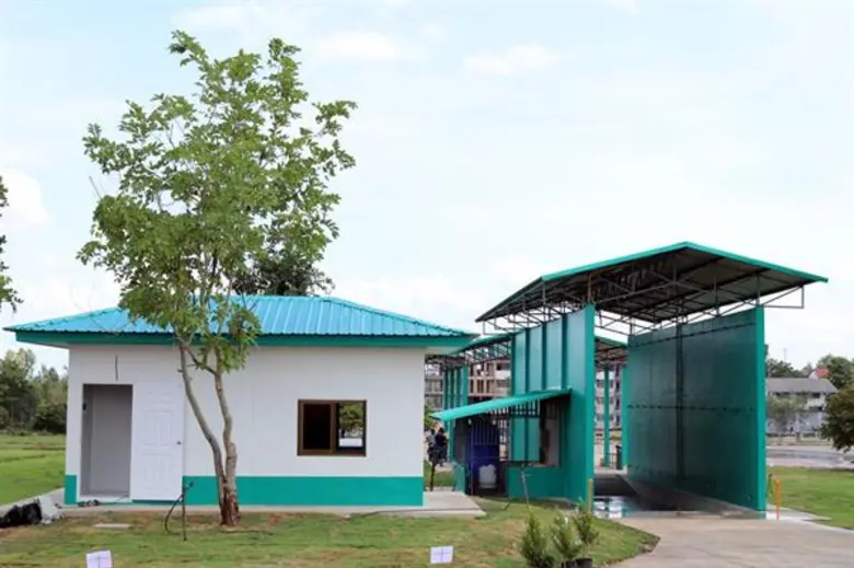 ซีพีเอฟ ส่งมอบศูนย์ทำความสะอาดและฆ่าเชื้อโรคยานพาหนะขนส่งสินค้าปศุสัตว์ จ.มุกดาหาร