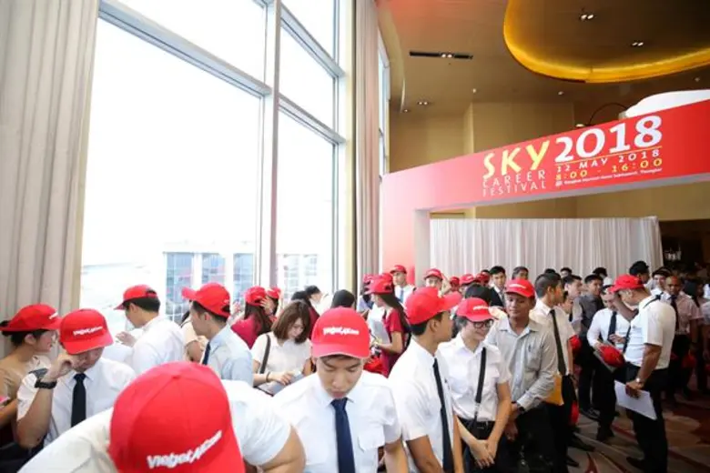 สายการบินเวียตเจ็ทจัดงาน 'Sky Career Festival 2019' ชวนคนรุ่นใหม่ไล่ตามความฝันร่วมงานกับสายการบิน