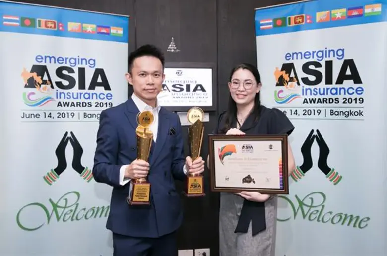 “เจพี ประกันภัย” คว้า 2 รางวัล! จากเวที Emerging Asia Insurance Awards 2019
