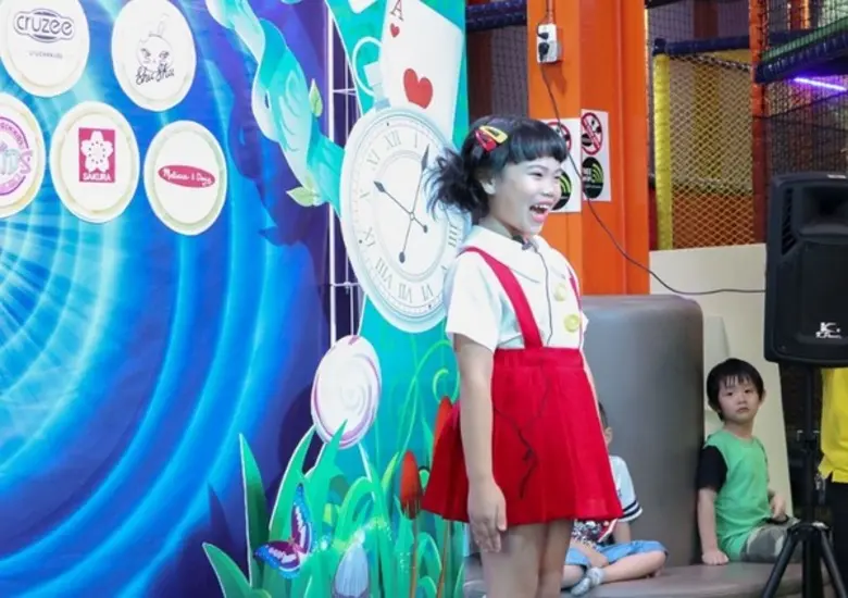 ภาพกิจกรรมประกวดเล่านิทานที่ Kizventure park