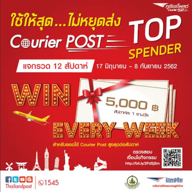 บริษัท ไปรษณีย์ไทย จำกัด (ปณท) จัดโปรโมชั...