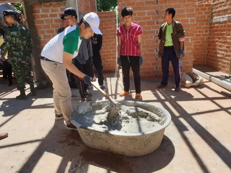 ซีพีอาสา ร่วมก่อสร้างโรงพยาบาลส่งเสริมสุขภาพตำบล บ้านซิแบร อ.อมก๋อย จ.เชียงใหม่