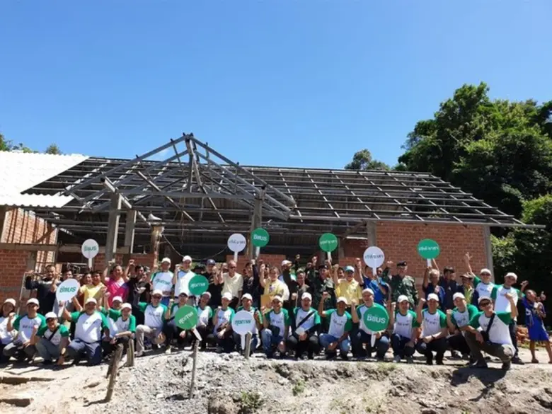 ซีพีอาสา ร่วมก่อสร้างโรงพยาบาลส่งเสริมสุขภาพตำบล บ้านซิแบร อ.อมก๋อย จ.เชียงใหม่