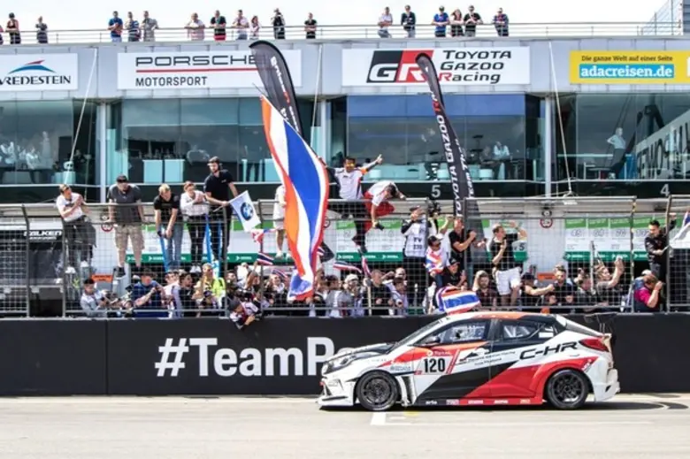 Toyota Gazoo Racing Team Thailand สร้างประวัติศาสตร์ครั้งใหม่ คว้าชัยอันดับ 3 ที่เยอรมนี