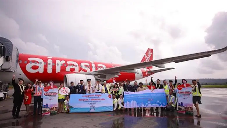 แอร์เอเชียจัดพิธีต้อนรับเที่ยวบินปฐมฤกษ์ ...