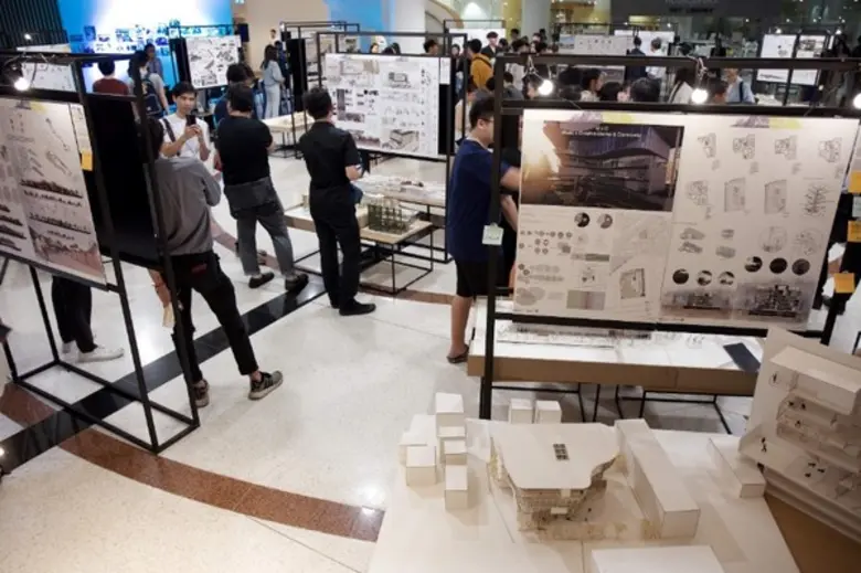 ภาพข่าว: SoA+D ต้อนรับคณาจารย์และนักศึกษาจาก Ming Chuan University เยี่ยมชมนิทรรศการแสดงผลงานวิทยานิพนธ์ "เต็กสมัยนี้" Architecture Thesis Show 2019 พร้อมร่วมหารือความร่วมมือด้าน Digital และ Creativity