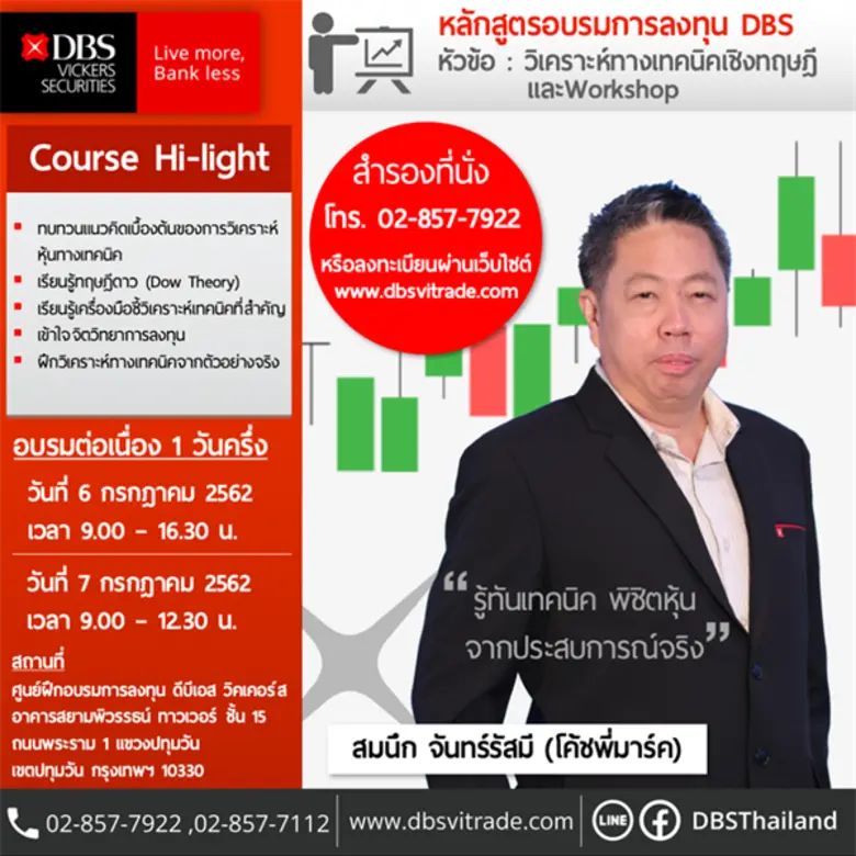 ศูนย์อบรมการลงทุน บริษัทหลักทรัพย์ ดีบีเอ...