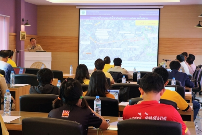 สำนักงานชลประทานที่ 1 นำโดยนายจานุวัตร เล...