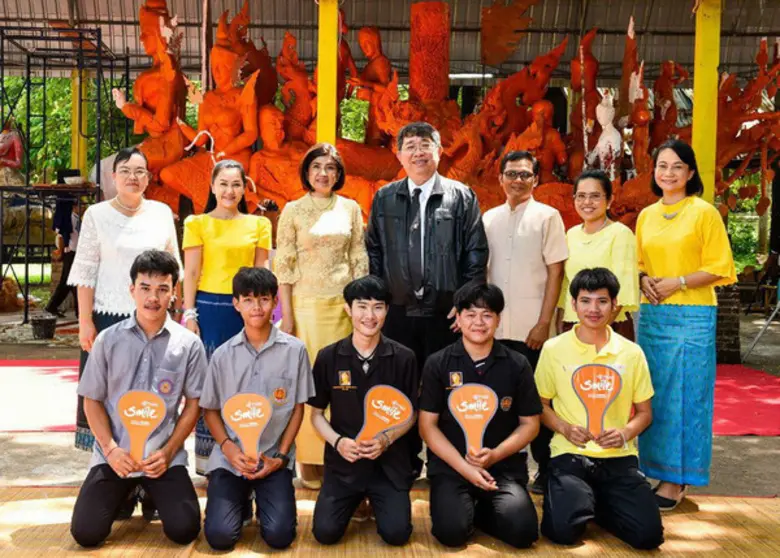 ไทยสมายล์ ร่วมสืบสานงานบุญประเพณีแห่เทียนพรรษาอุบลราชธานี ต่อเนื่องปีที่ 4