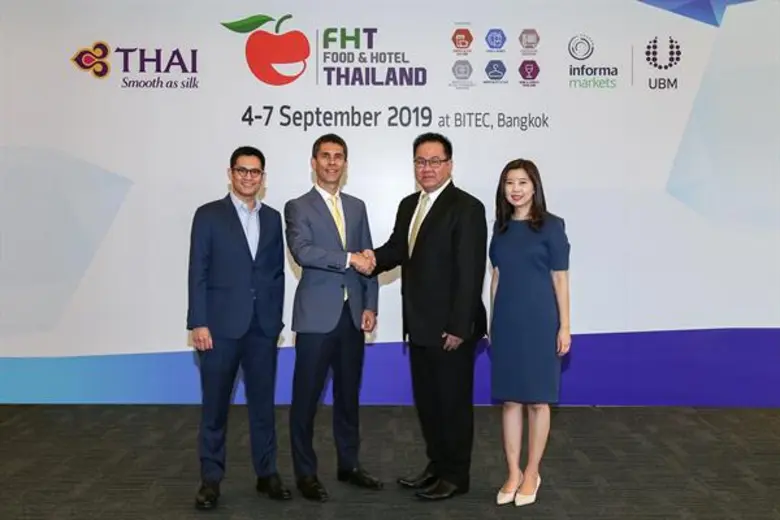ภาพข่าว: อินฟอร์มา มาร์เก็ต จับมือ การบินไทย ในการเป็นสายการบินหลักอย่างเป็นทางการ พร้อมมอบสิทธิพิเศษในการเดินทางเข้าร่วมงานฟู้ดแอนด์โฮเทล ไทยแลนด์ 2019