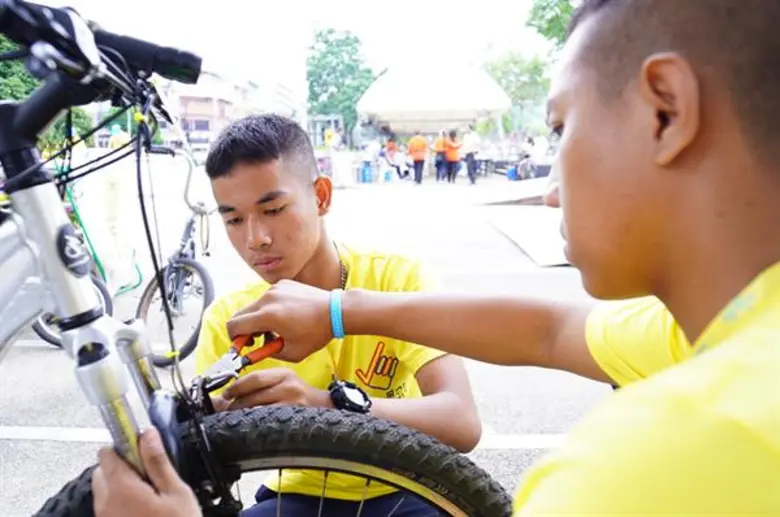 อาชีวะเปิดหลักสูตรวิชาชีพระยะสั้นฐานสมรรถนะ “ช่างซ่อมบำรุงรถจักรยาน”