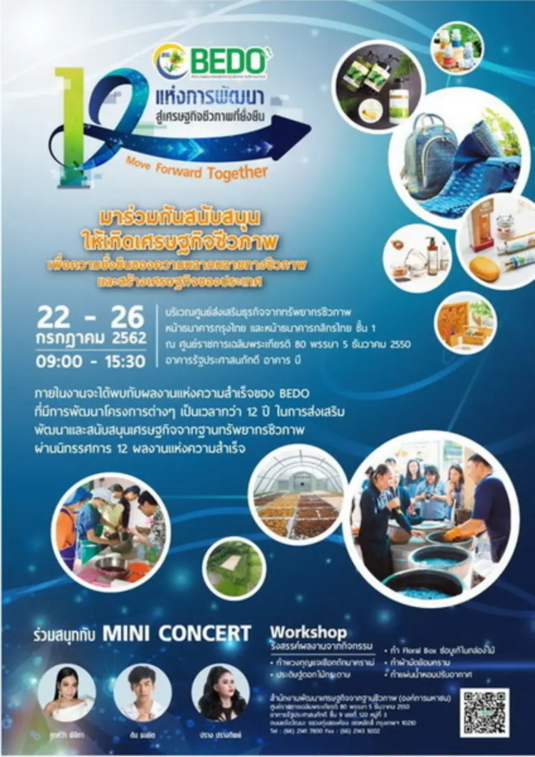 BEDO จัดงานเผยแพร่ผลงาน สพภ. ในโอกาสครบรอบ 12 ปี