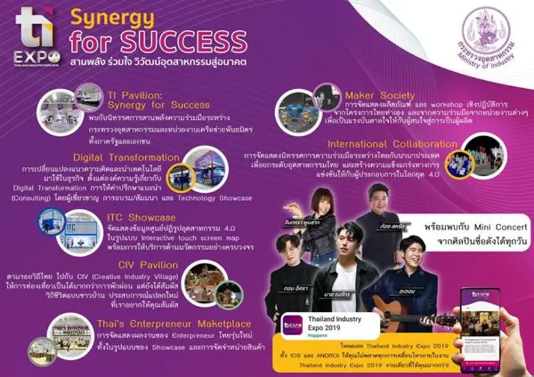 นาย ณภัทร เข้าร่วมงาน Thailand Industry Expo 2019 พร้อมมินิคอนเสิร์ต และกิจกรรมสุดพิเศษให้แฟนคลับอย่างใกล้ชิด