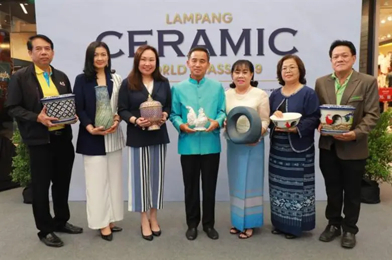 ประจวบ กันธิยะ เปิดงาน Lampang Ceramic Wo...