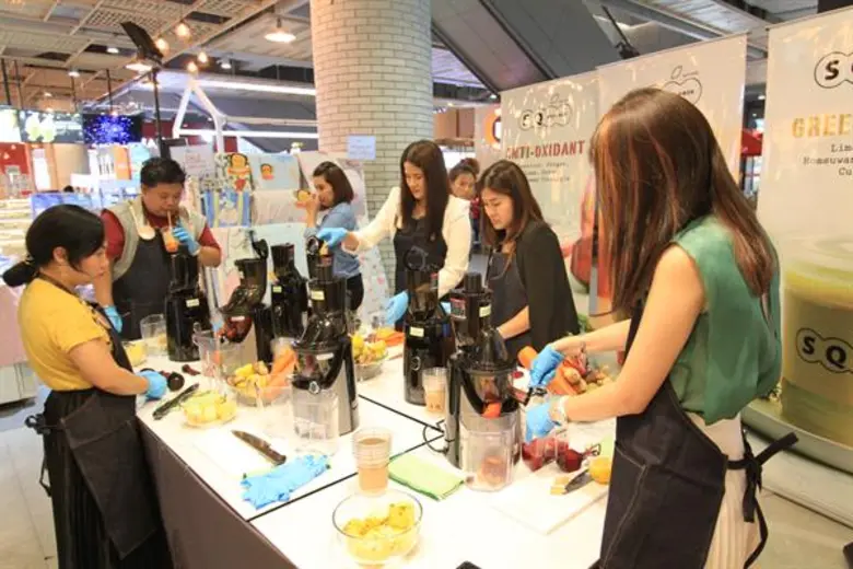 SQ Squeeze จัด Workshop เครื่องดื่มน้ำผัก...