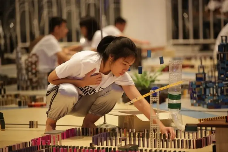 สถาปัตย์ ม.ศรีปทุม มอบรางวัลการแข่งขัน Domino Challenge “กล้าท้าล้ม ครั้งที่ 3”