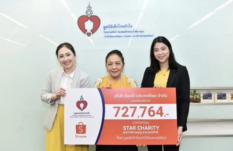 'ช้อปปี้' ระดมทุนกว่า 700,000 บาท เพื่อมอ...