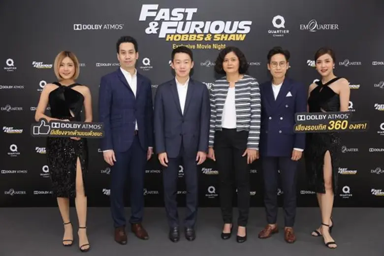 เมเจอร์ ซีนีเพล็กซ์ กรุ้ป พร้อมให้สัมผัสกับการฉายภาพยนตร์ระบบ Dolby ATMOS นวัตกรรมเสียงรอบทิศทางที่ล้ำที่สุดในเมืองไทย กับ ภาพยนตร์ภาคแยก Fast&Furious : Hobbs and Shaw