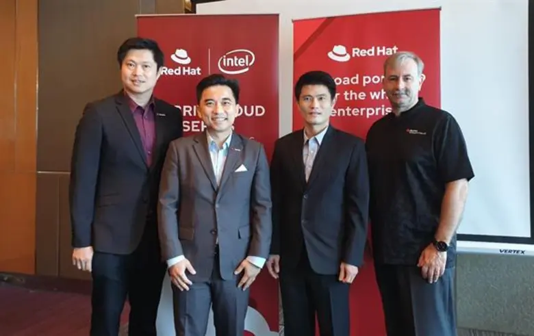 (ภาพจากซ้ายไปขวา: นายกวินธร ภู่ตระกูล ผู้จัดการประจ...