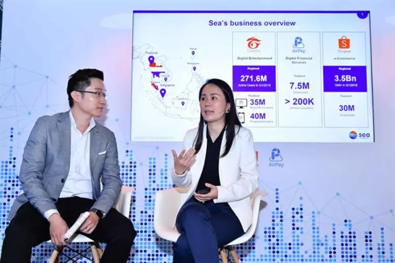 Sea (ประเทศไทย) ตอกย้ำพันธกิจ 'Connecting the dots’ พร้อมยกระดับเศรษฐกิจดิจิทัล ชูหลัก '3Es’ ขับเคลื่อนการีนา ช้อปปี้ และแอร์เพย์ มุ่งเสริมสร้างศักยภาพ พร้อมขยายฐานสัดส่วนผู้ใช้งานบนแพลตฟอร์มดิจิทัล