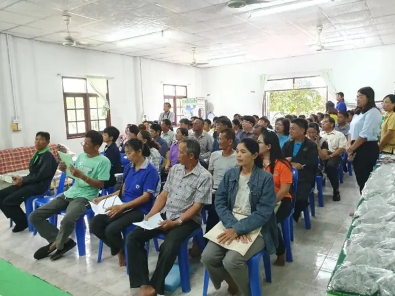 ภาพข่าว: เกษตรอำเภอเขาย้อยจัดทำบันทึกข้อตกลง (MOU) เชื่อมโยงตลาดข้าวเปลือกพันธุ์ปทุมธานี 1