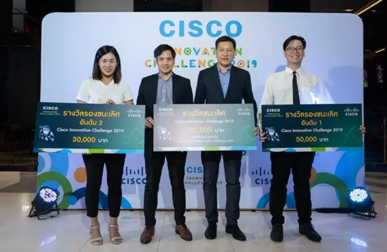 ซิสโก้เผยผลการแข่งขัน จากสมรภูมิไอเดียนวัตกรรม  “Cisco Innovation Challenge 2019”  ภายใต้แนวคิดเชิงนวัตกรรมสร้างสรรค์ และใช้เทคโนโลยีพัฒนาสังคมไทยให้ดีขึ้น
