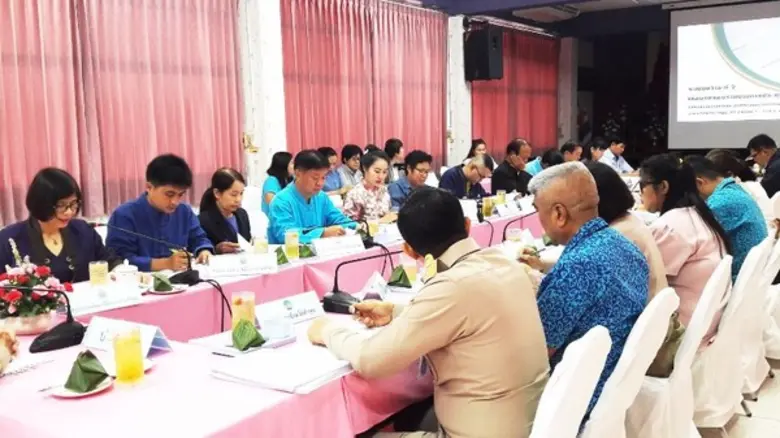 สำนักงานพัฒนาฝีมือแรงงานลำพูน จัดประชุม กพร.ปจ.เพื่อบูรณาการการขับเคลื่อนการพัฒนากำลังแรงงานในจังหวัดลำพูน