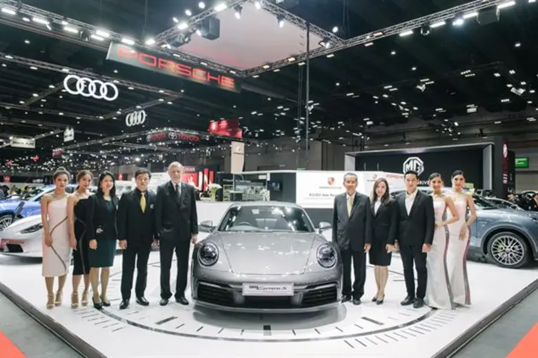 - งานแถลงข่าวเปิดบูธรถยนต์ปอร์เช่ ณ งาน B...
