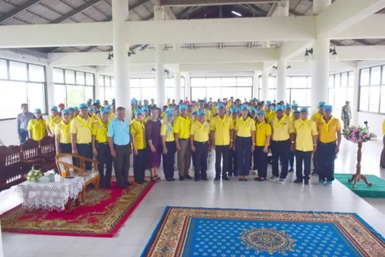 สำนักงานพัฒนาฝีมือแรงงานพัทลุง จัดโครงการ “101 อาชีพ” เฉลิมพระเกียรติ เนื่องในโอกาสมหามงคลพระราชพิธีบรมราชาภิเษก ณ ศูนย์ศิลปาชีพบ้านหัวป่าเขียว