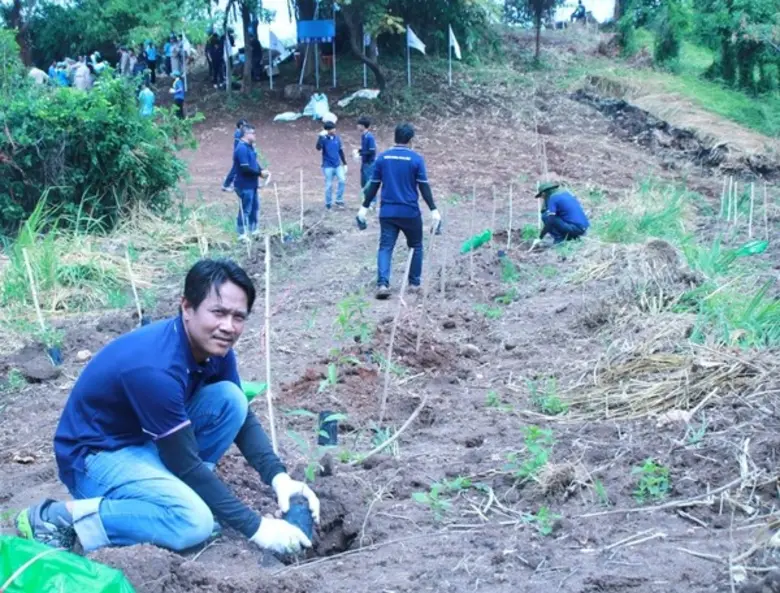 กลุ่มบริษัท ทาทา สตีล (ประเทศไทย) เติมสีเขียวให้สังคมในโครงการ “ภาคีสนับสนุนป่าชุมชนลดโลกร้อน”