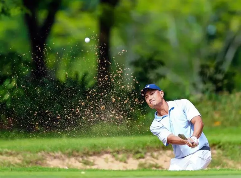 พิสิฐชัยมีลุ้นแชมป์แรกหลังหวดนำเปิดสวิงสิงห์ทีดีทีกบินทร์ฯ