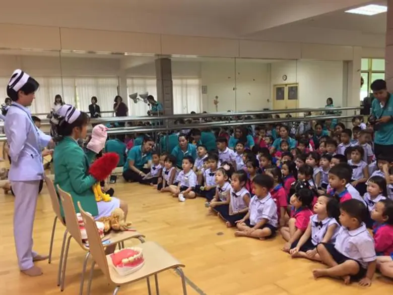 โรงพยาบาลไทยนครินทร์ ร่วมกับ โรงเรียนใจรักอนุบาล จัดโครงการสร้างเสริมสุขอนามัยในโรงเรียน