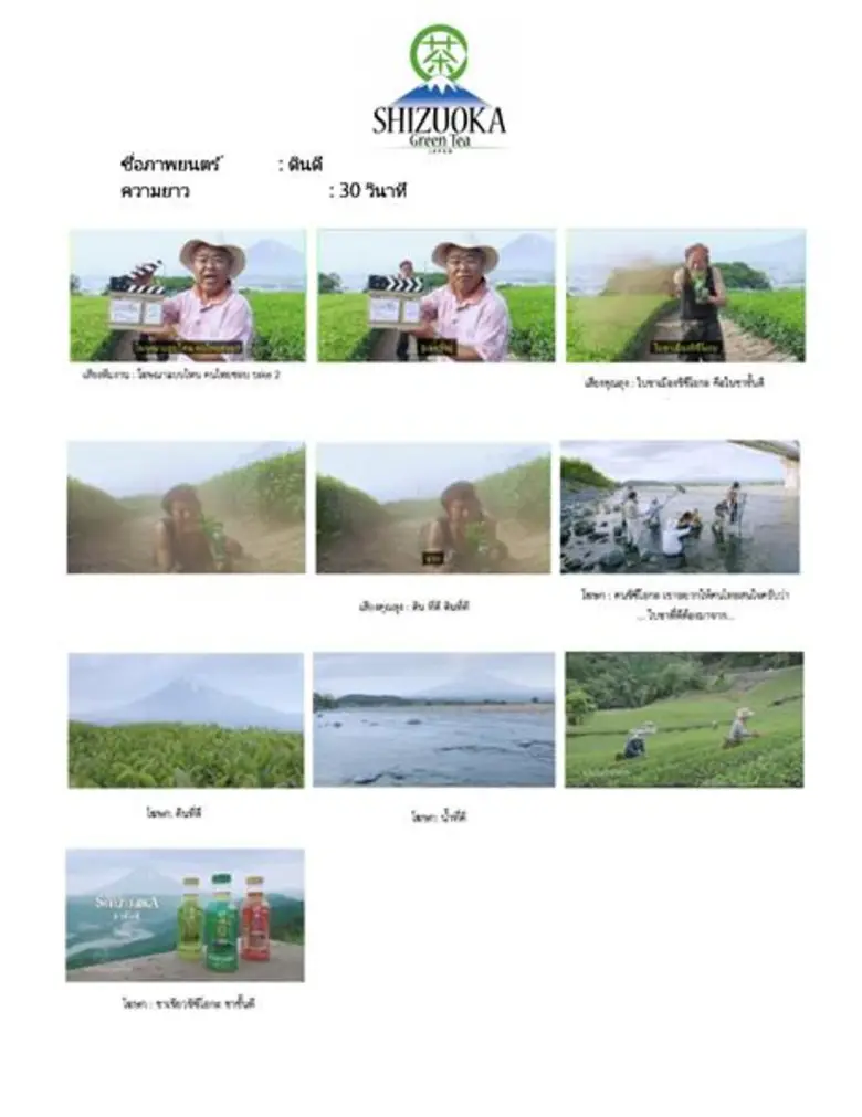 ชาเขียวแบรนด์ชิซึโอกะ (Shizuoka) ชาเขียวเ...