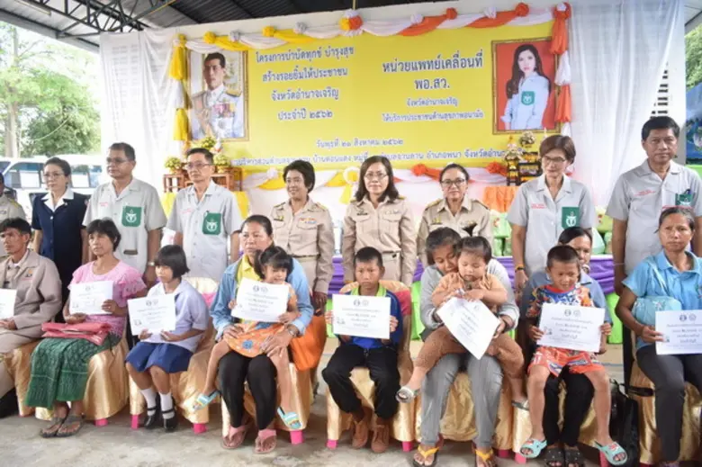 สนพ. อำนาจเจริญ ออกหน่วยบริการคลินิกผลิตภาพแรงงานสัญจร DSD 4.0 Shop