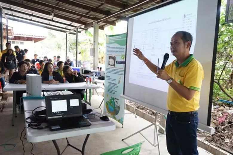 วศ. นำเทคโนโลยีระบบบำบัดน้ำเสียจากการผลิตมะพร้าวขาวช่วยแก้ไขปัญหาผู้ประกอบการ OTOP และ SMEs พื้นที่จังหวัดสมุทรสงครามมุ่งส่งเสริมผลิตภัณฑ์มะพร้าวที่เป็นมิตรกับสิ่งแวดล้อม