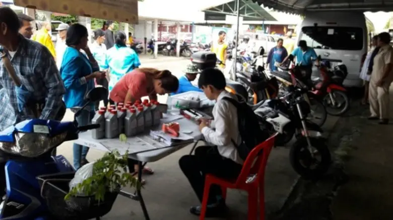 ภาพข่าว: สนพ.สระบุรี ให้บริการคลินิกผลิตภาพแรงงานสัญจร