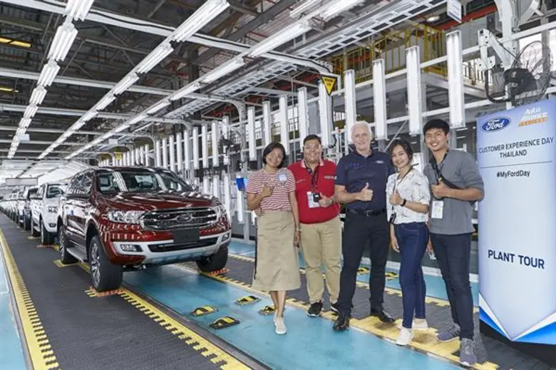 ฟอร์ดชวนลูกค้าเยี่ยมชมโรงงานออโต อัลลายแอนซ์ ประเทศไทย อวดสายการผลิตรถยนต์คุณภาพ เรนเจอร์-เอเวอเรสต์