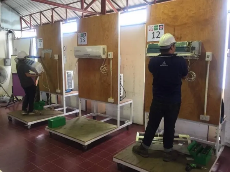 ภาพข่าว TFII มจพ. จัดอบรมช่างเครื่องปรับอากาศในบ้านและการพาณิชย์ขนาดเล็ก